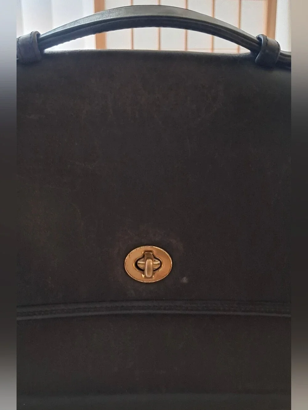 Coach structured crossbody